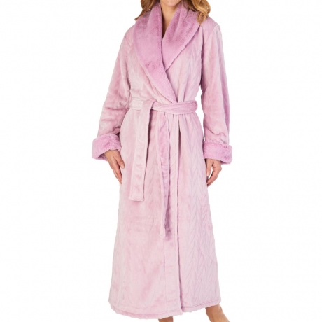 Extra Thick Shawl Collar Longer Length Wrap Housecoat