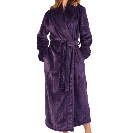 Extra Thick Shawl Collar Longer Length Wrap Housecoat
