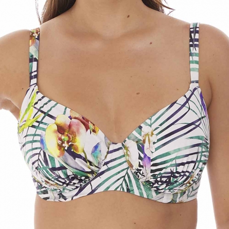 Playa Blanca Full Cup Underwired Gathered Bikini Top