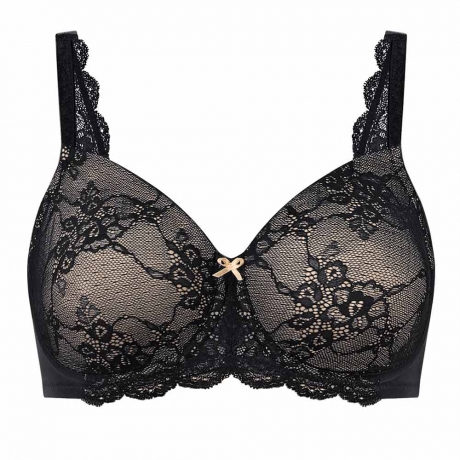 Triumph Womens Doreen Cotton Bra, Color: Black, Size: 90C: Buy Online at  Best Price in UAE 