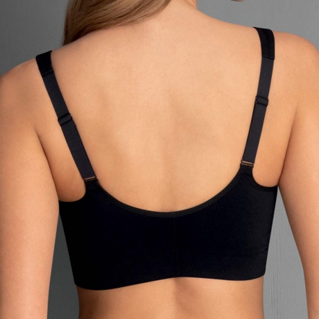 BLACK,Anita,Lynn,2020,front fastening bra,5768X,backview