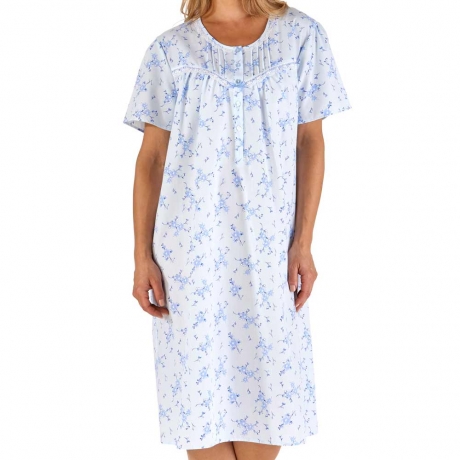 Floral Short Sleeve Lightweight Nightdress