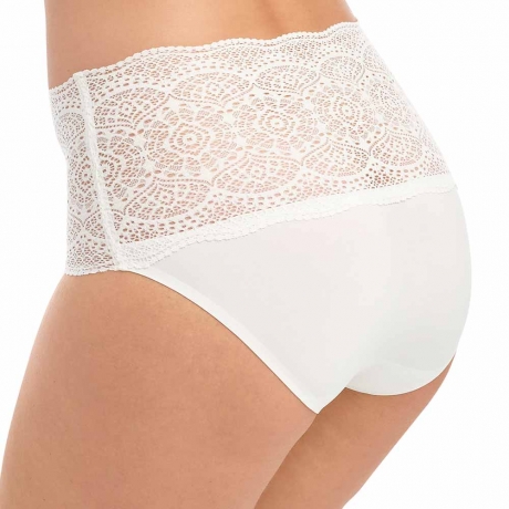 Sideview of Fantasie Lace Ease Invisible Stretch Full Briefs in ivory FL2330