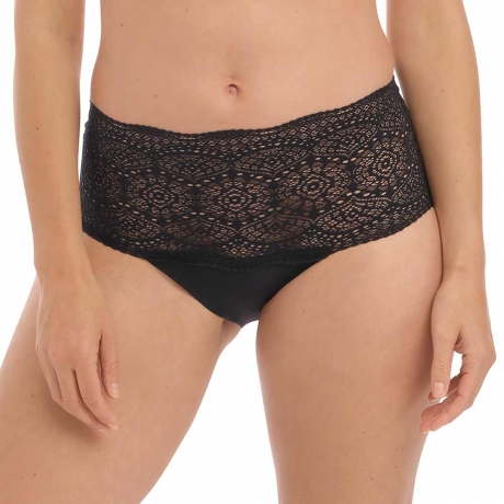 Fantasie Lace Ease Invisible Stretch Full Briefs in black FL2330