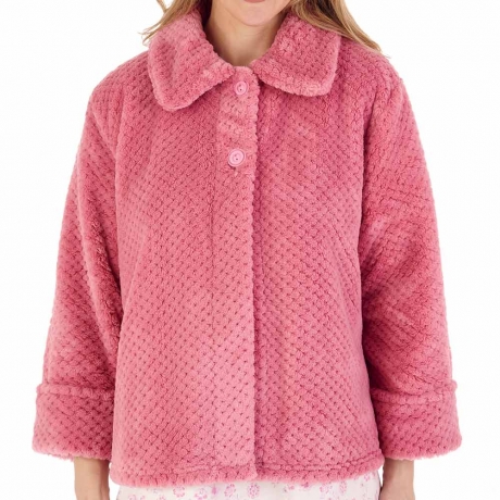 Slenderella Bedjacket in Pink BJ4325