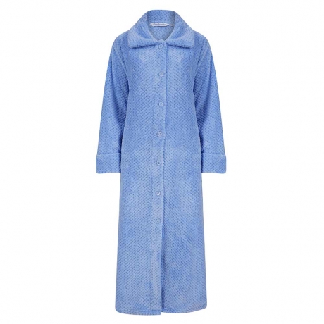 Slenderella Housecoat in BLUE HC4328