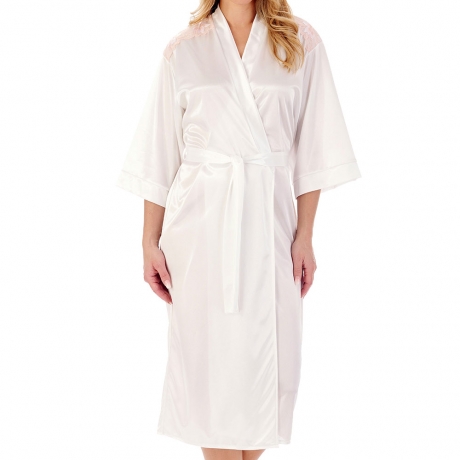Slippy Tapered Band 46 inch Wrap Dressing Gown