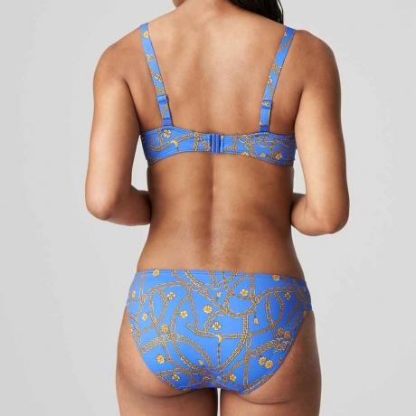 Backview of PrimaDonna Olbia Bikini Top and Briefs in Electric Blue 4009110 and 4009150