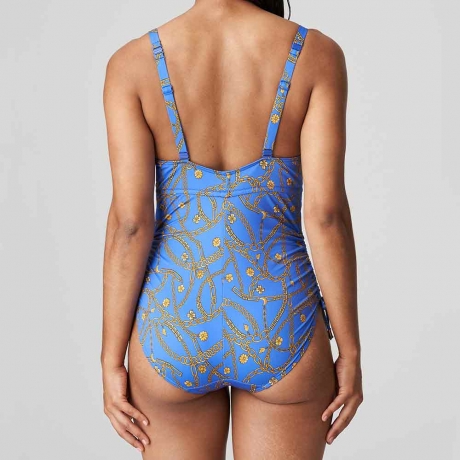 Backview of PrimaDonna Olbia Swimsuit in Electric Blue 4009139