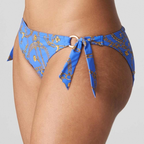 Sideview of PrimaDonna Olbia Bikini Briefs in Electric Blue 4009153