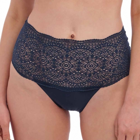 Fantasie Lace Ease Invisible Stretch Full Briefs in navy FL2330