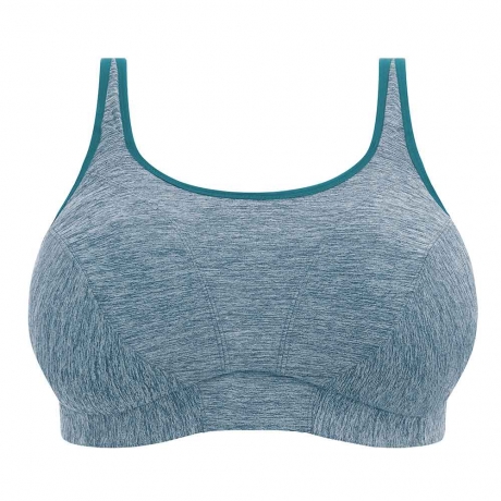 Goddess Non Wired Sports Bra in teal heather GD6913