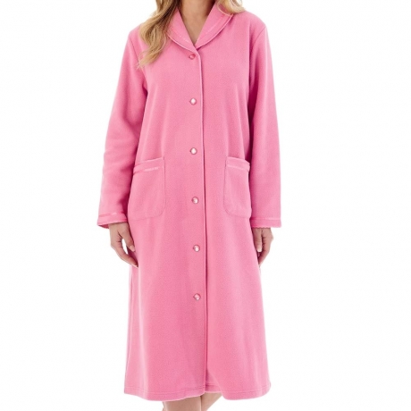 Slenderella Housecoat in pink HC6321