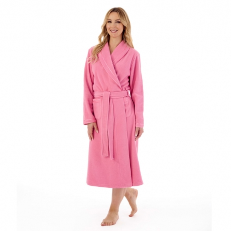 Slenderella Housecoat in pink HC6323