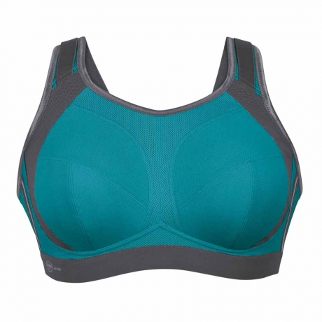 Anita Active Extreme Sports Bra in peacock/anthracite 5567