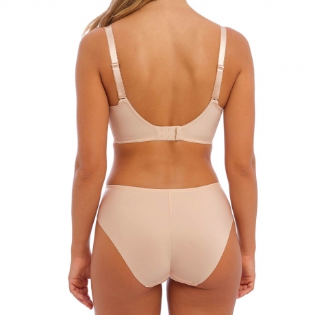 Backview of Fantasie Envisage Bra and Briefs in natural beige FL6911 and FL6915