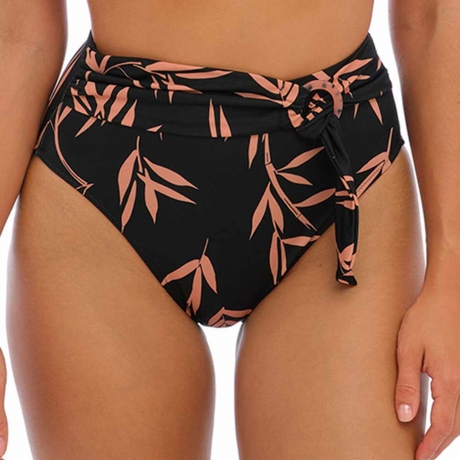 Fantasie Swim Luna Bay Bikini Briefs in lacquered black FS502478