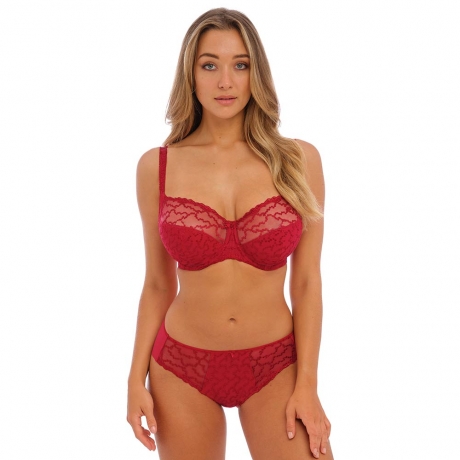 Fantasie Ana Bra and Briefs in red FL6702 and FL6705