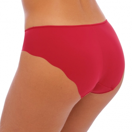 Sideview of Fantasie Ana Briefs in red FL6705