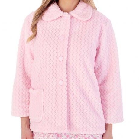 Slenderella Bedjacket in pink BJ02315