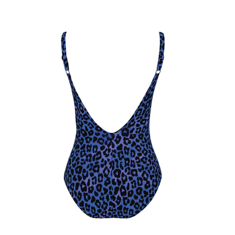 Backview of Anita Swimsuit in fusion blue 7777