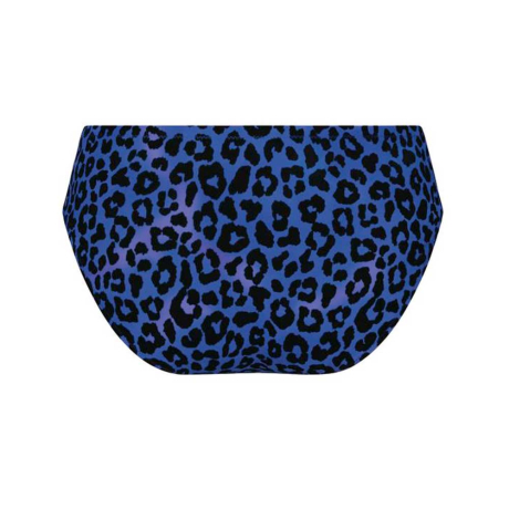 Backview of Anita Batik Safari Bikini Briefs in fusion blue 8787-0