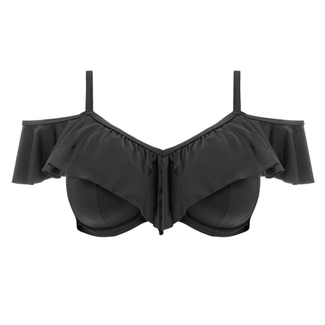 Elomi Kotiya Plunge Underwire Bikini Top (ES800902)- Lagoon - Breakout Bras