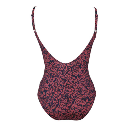 Backview of Anita Swimsuit in Rosewood 7799
