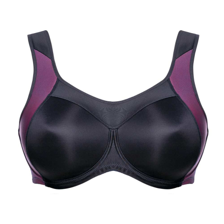 Ulla Dessous Sydney Sports Bra in navy pink 6220