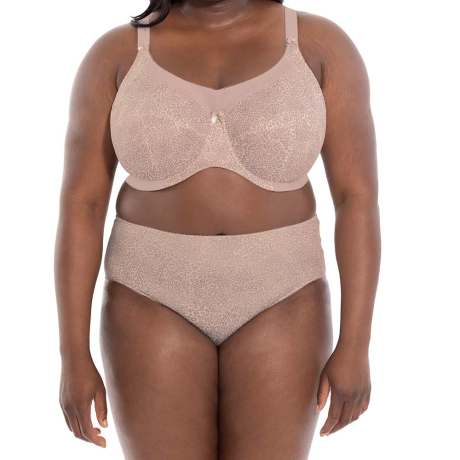 Goddess Kayla Bra and Briefs in taupe leo GD6164 and GD6168