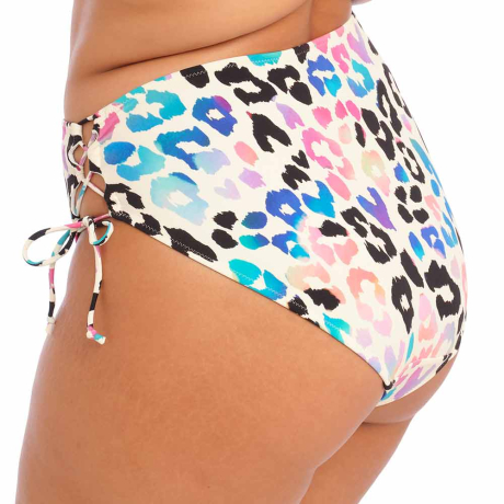 Sideview of Elomi Swim Party Bay Bikini Briefs in multi ES801470