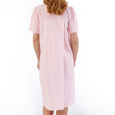 Backview of Slenderella Nightdress in pink ND55204
