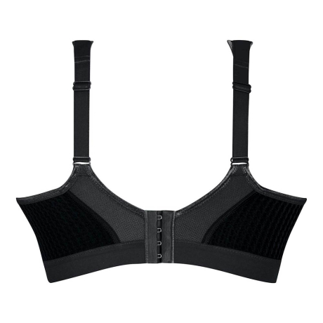 Backview of Anita Active Extreme Sports Bra in black/anthracite 5567