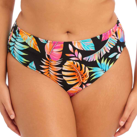 Elomi Swim Tropical Falls Bikini Briefs in black ES801572