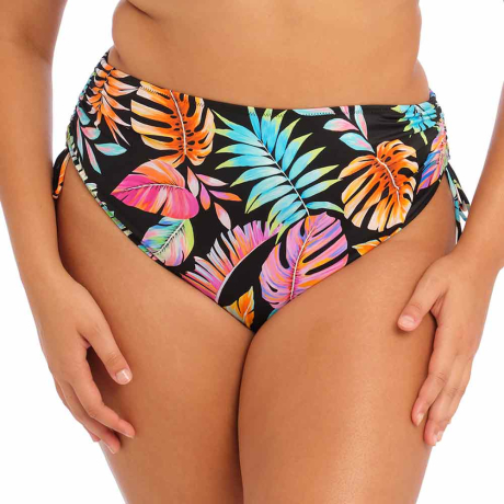 Elomi Swim Tropical Falls Bikini Briefs in black ES801573