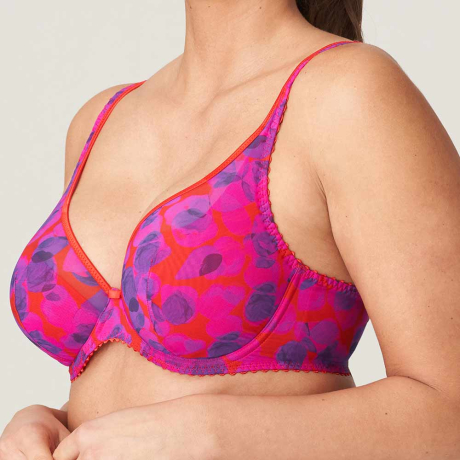 Ssideview of PrimaDonna Twist Lenox Hill Bra in pomme damour 0142274