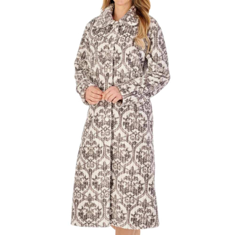Slenderella Housecoat in grey HC04331