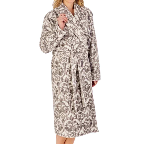Slenderella Housecoat in grey HC04332
