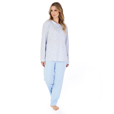Slenderella Pyjamas in blue PJ04128