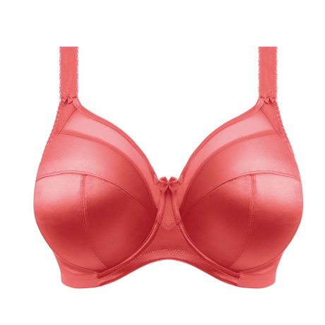 Cherry Red full cup underwired bra with embroidery Generous MOD