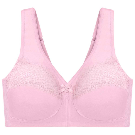 Ladies Marks & Spencer MATERNITY Pink Nursing Bra Non Wired Size 32C