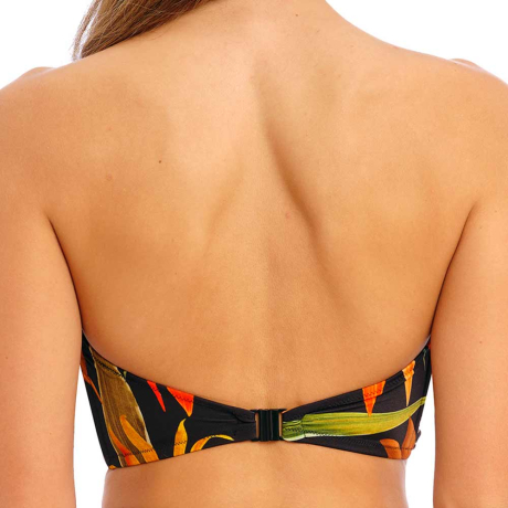 Backview of Fantasie Swim Pichola Bikini Top in black FS503909
