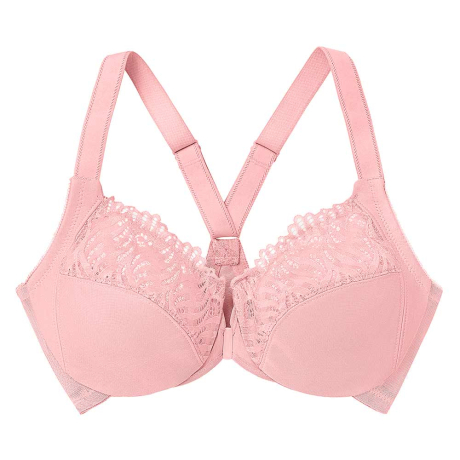 Glamorise Wonderwire Bra in pink blush 1246