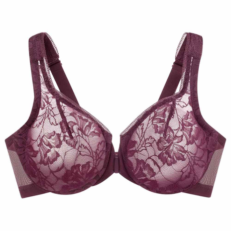 Wonderwire Lacey T-back Front Opening Bra