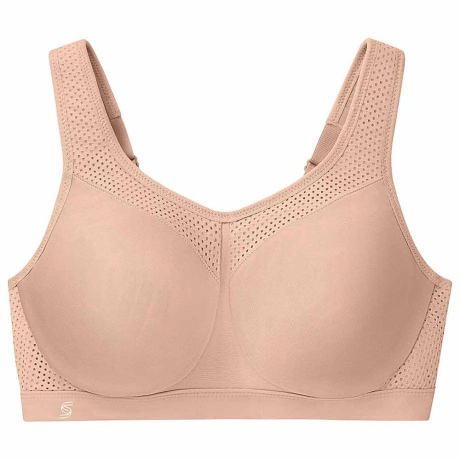 Buy Wacoal Sport Non-Padded Wired Full Coverage Full Support High Intensity Sports  Bra - Beige (40D) Online