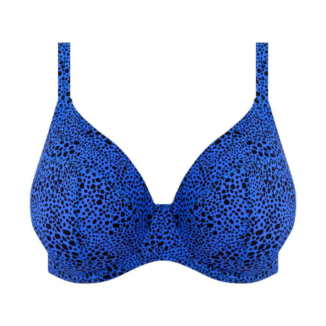 Elomi Swim Pebble Cove Bikini Top in blue ES801102