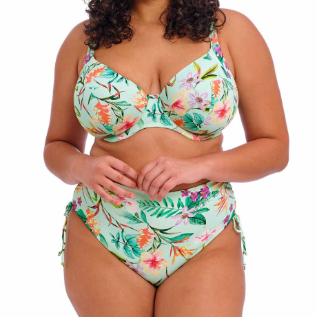 Elomi Swim Sunshine Cove Bikini Top and Briefs in aqua ES801802 and ES801873