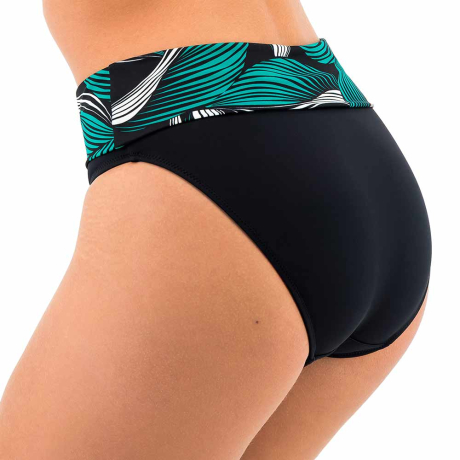 Sideview of Fantasie Swim Saint Lucia Bikini Briefs in black FS504477