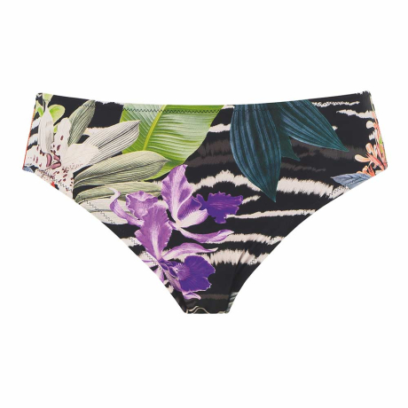 Fantasie Swim Maldives Bikini Briefs in black tropical FS504172