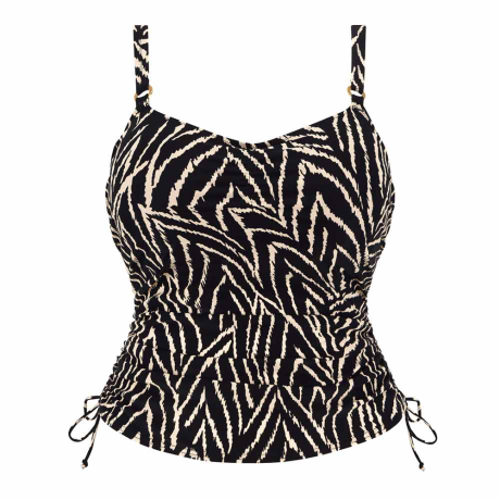 Silhouette Island Underwired Adjustable Sides Tankini Top